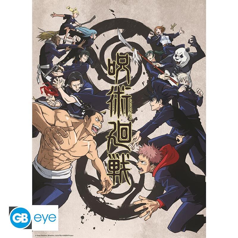 Jujutsu Kaisen Chibi Poster "Tokyo vs. Kyoto" 52 x 38 cm