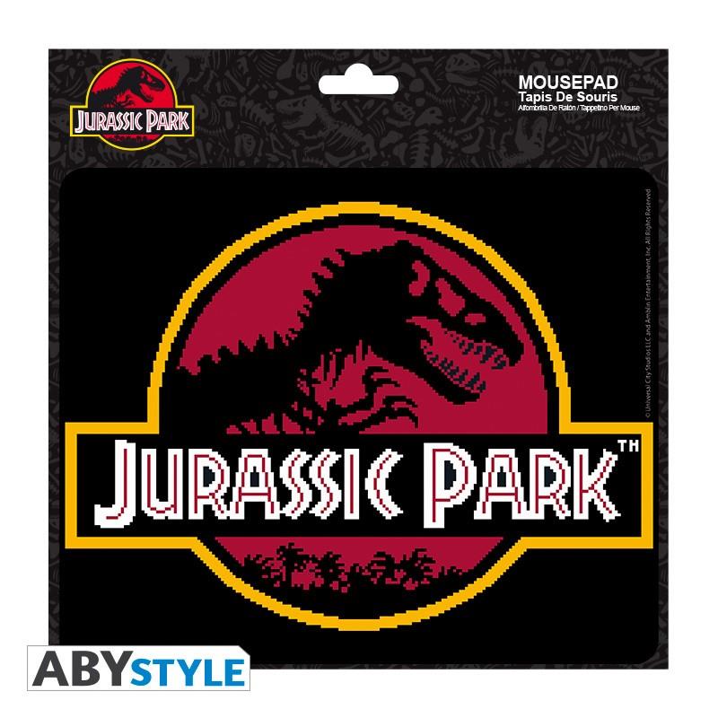 Jurassic Park Flexibles Mauspad Pixel Logo