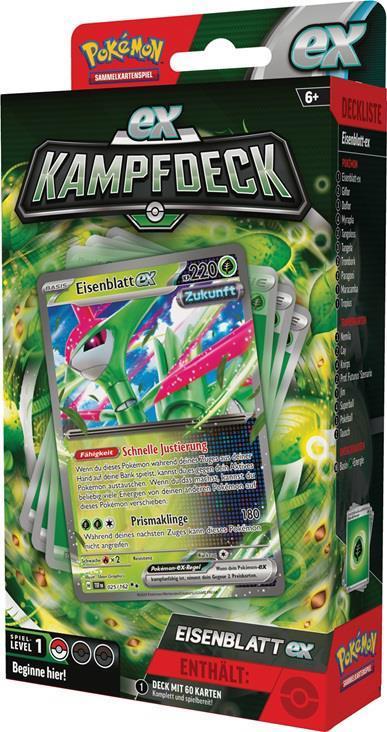 Pokémon Deluxe Battle Deck Oktober 2024 Eisenblatt/Kapu-Riki (DE) Eisenblatt