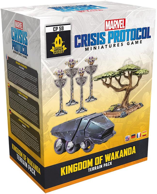 Marvel: Crisis Protocol – Kingdom of Wakanda Terrain Pack (Geländeset “Königreich Wakanda”)