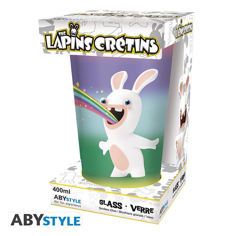 Raving Rabbids Glas "Rainbow Rabbids"