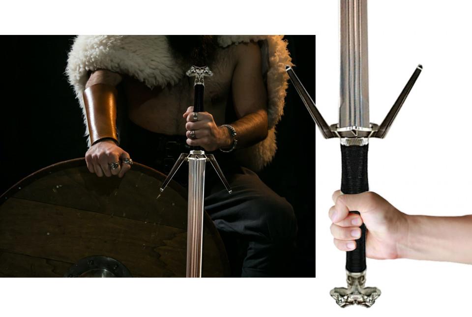 The Witcher - Silber Schwert mit Scheide