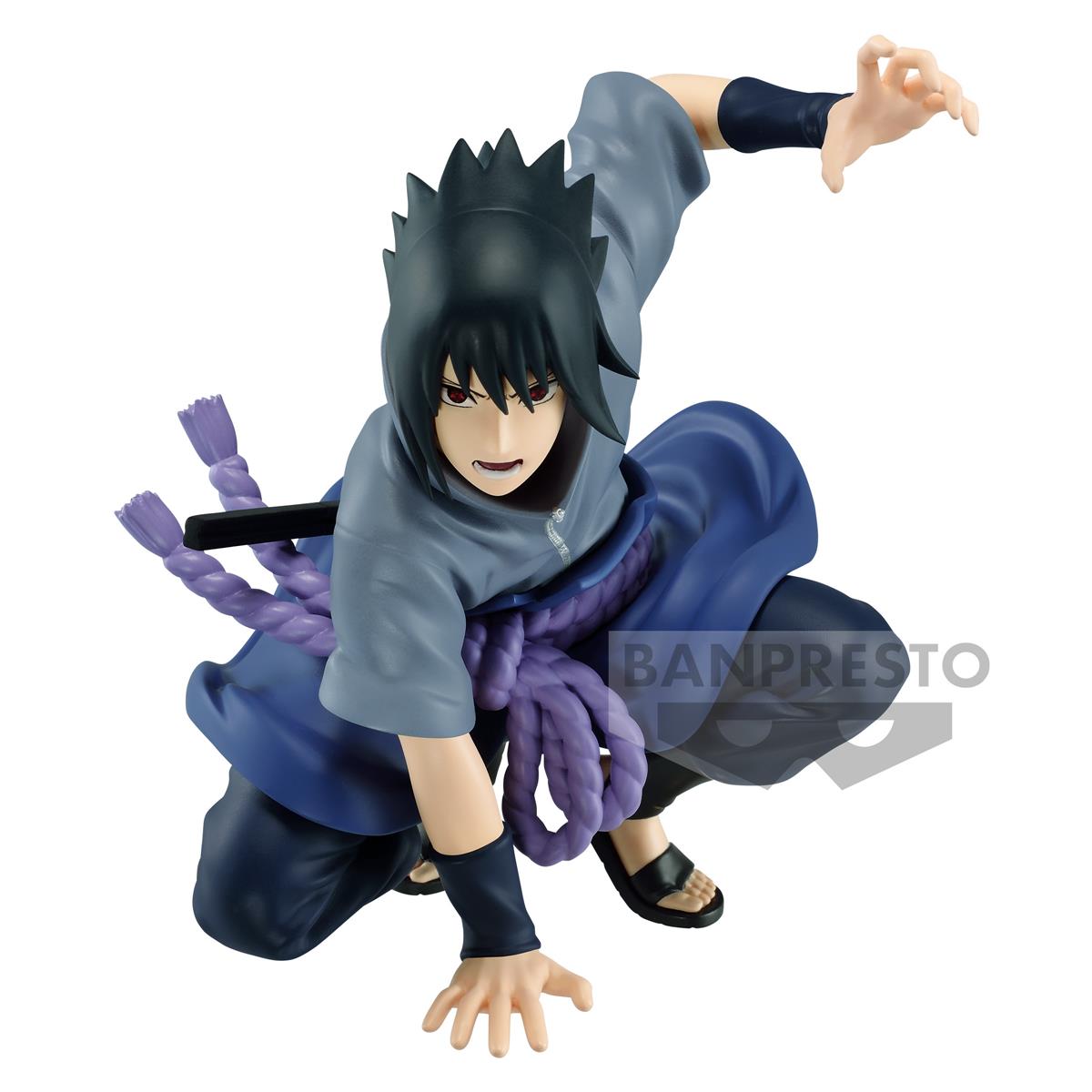Naruto Shippuden PVC Statue Sasuke Uschiha Panel Spectacle 9 cm