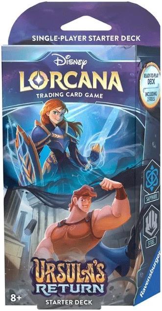Disney Lorcana: Ursulas Return Starter Deck (GER) Sapphire/Steel