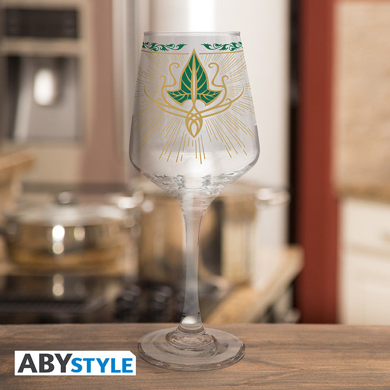 Der Herr der Ringe Stielglas „Blatt von Lórien“ 350 ml