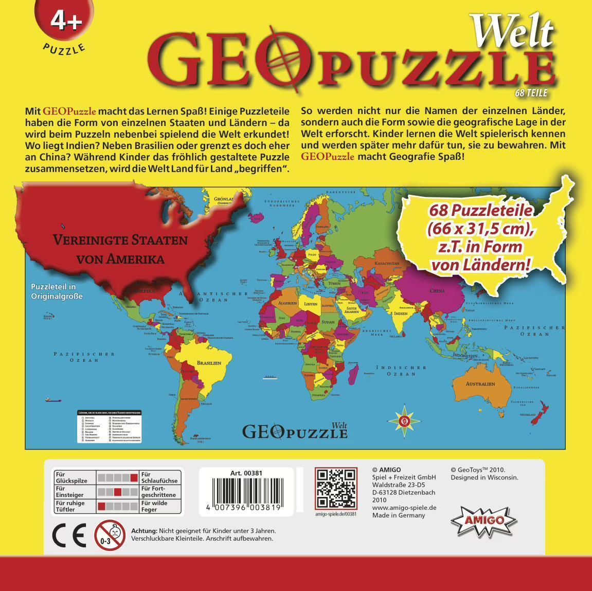 GeoPuzzle - Welt