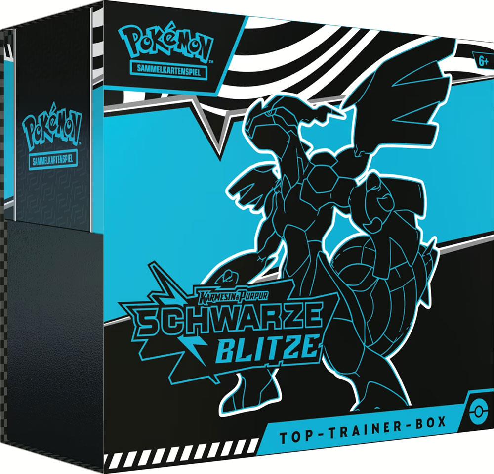 Pokémon Sammelkartenspiel KP10.5 Schwarze Blitze Top-Trainer Box (DE)