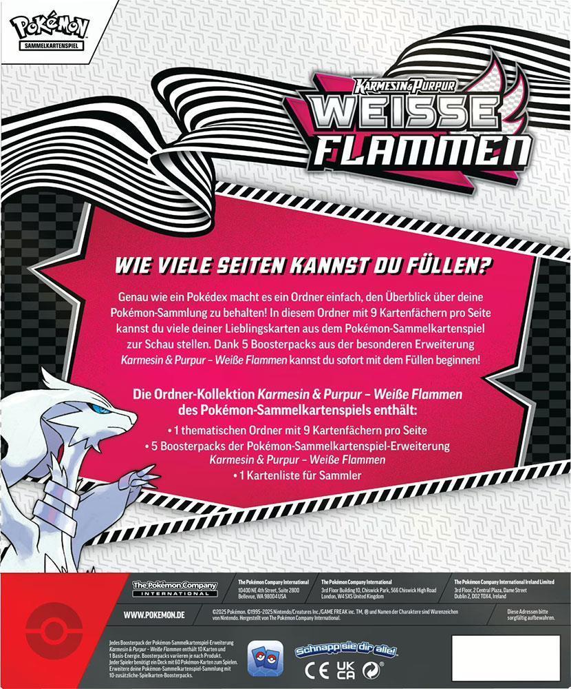 Pokémon Sammelkartenspiel KP10.5 Weiße Flammen Ordner-Kollektion (DE)