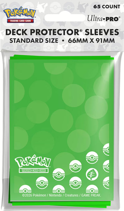 Pokémon Kartenhüllen - Grass Energy (65)