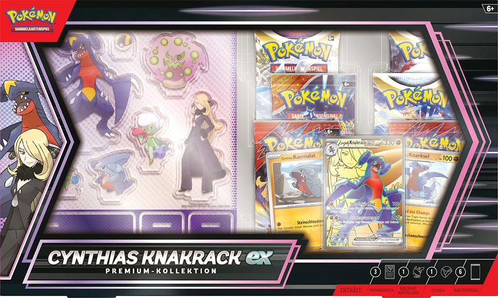 Pokémon Sammelkartenspiel Cynthias Knakrack EX Premium-Kollektion (DE)