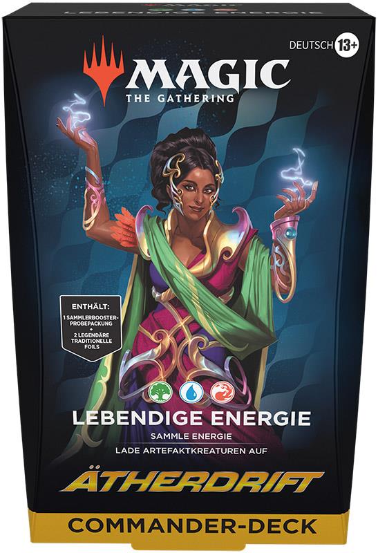 Magic: The Gathering Aetherdrift Play Booster Pack (GER) Living Energy (Blue/Red/Green)