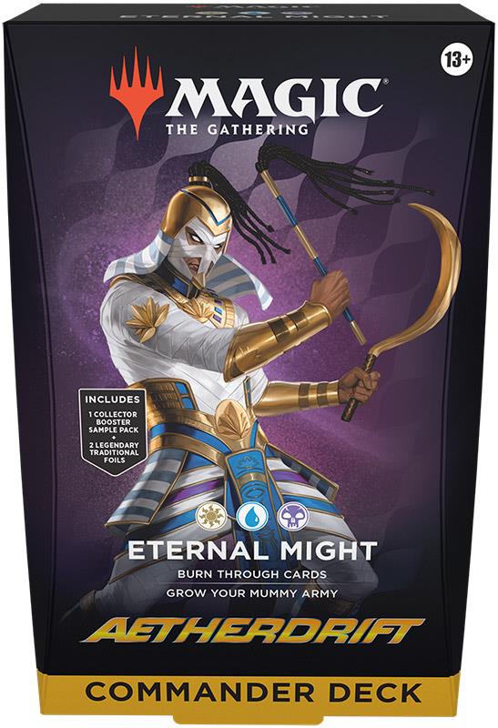 Magic: The Gathering Aetherdrift Commander Deck (GER) Eternal Might (White/Blue/Black)