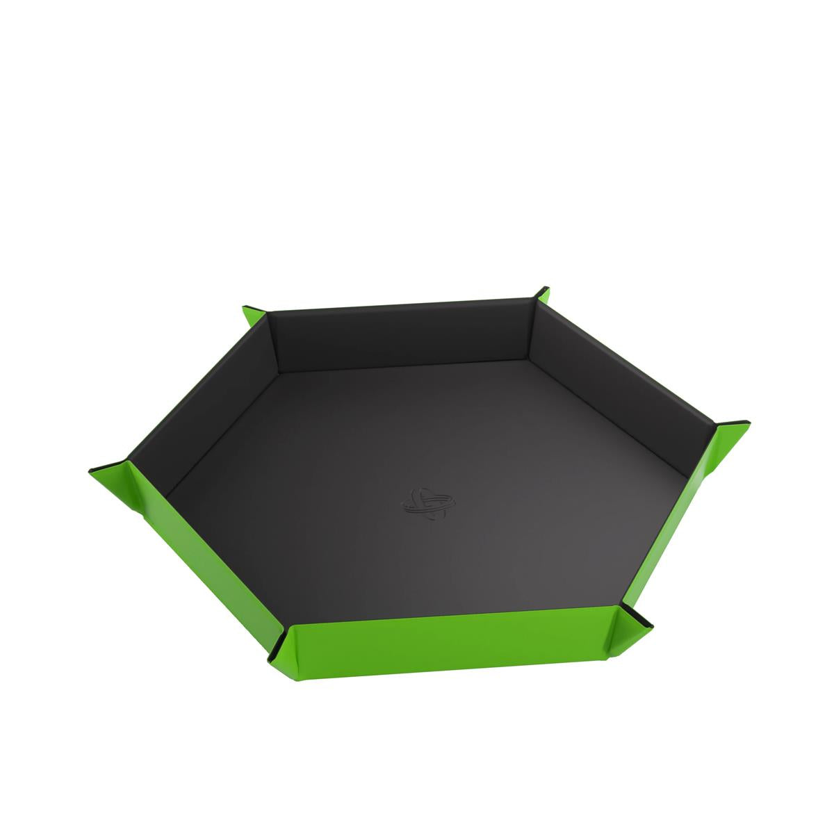 Magnetic Dice Tray Hexagonal Black & Green XL