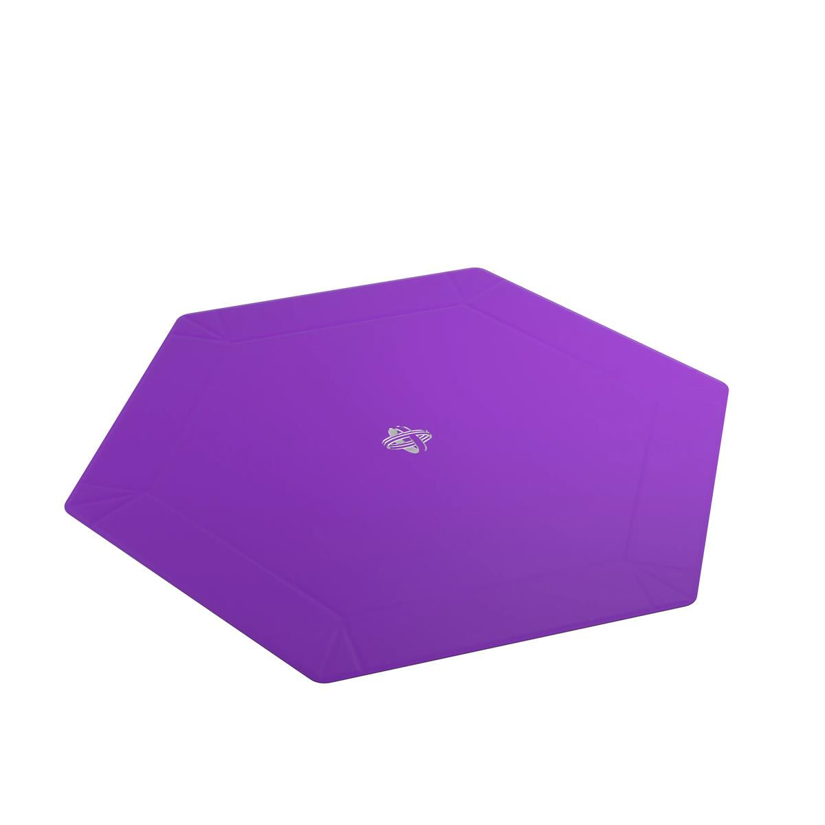 Magnetic Dice Tray Hexagonal Black & Purple XL
