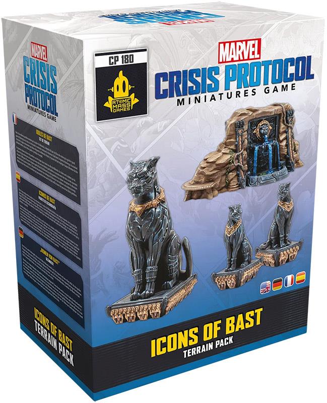 Marvel: Crisis Protocol – Icons of Bast Terrain Pack (Geländeset “Ikonen von Bast”)