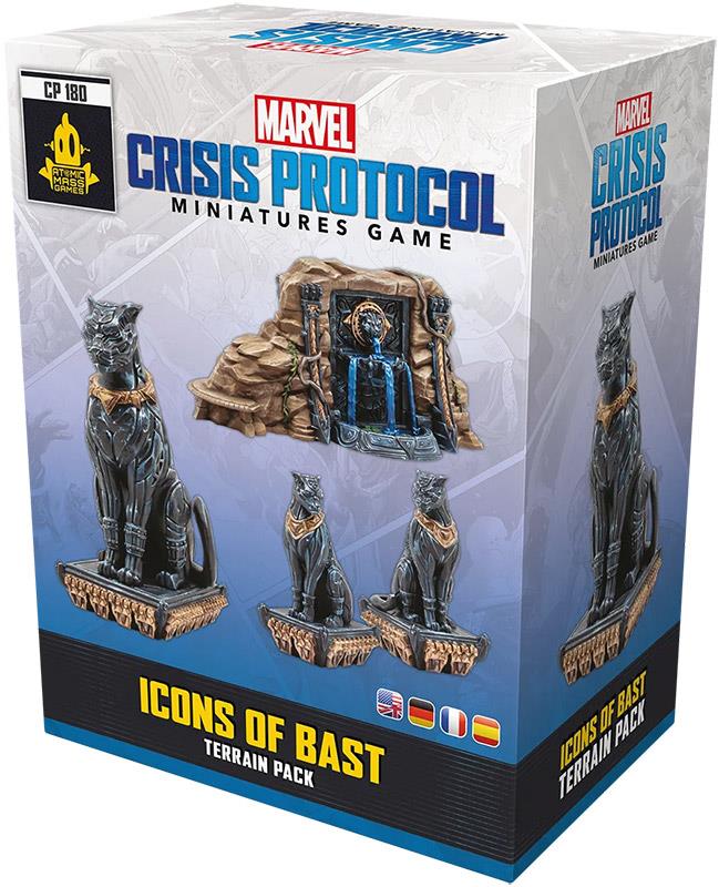Marvel: Crisis Protocol – Icons of Bast Terrain Pack (Geländeset “Ikonen von Bast”)