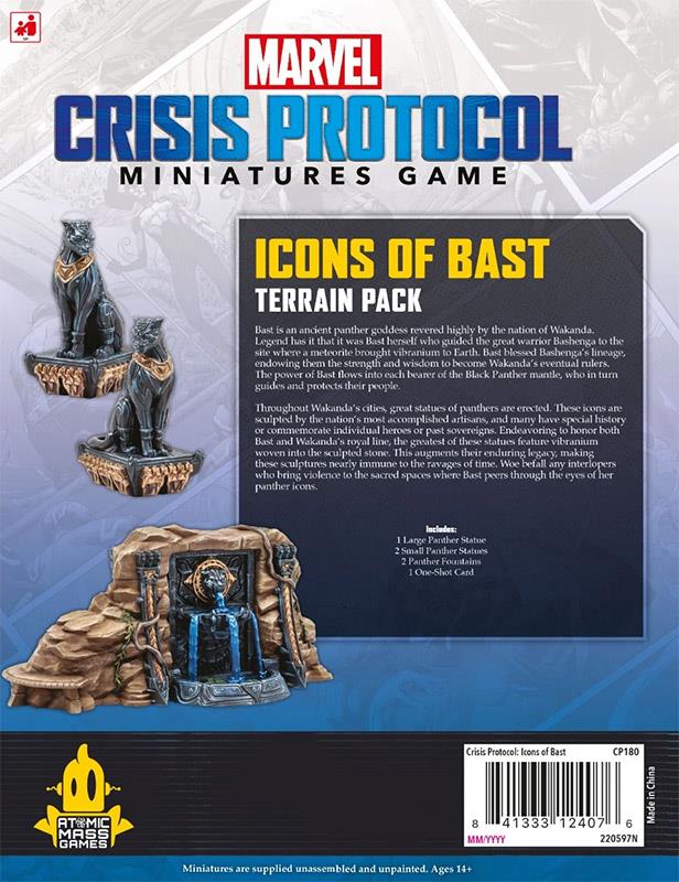 Marvel: Crisis Protocol – Icons of Bast Terrain Pack (Geländeset “Ikonen von Bast”)