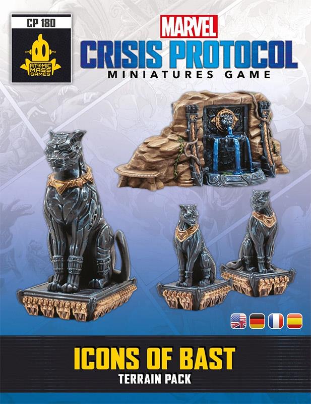 Marvel: Crisis Protocol – Icons of Bast Terrain Pack (Geländeset “Ikonen von Bast”)