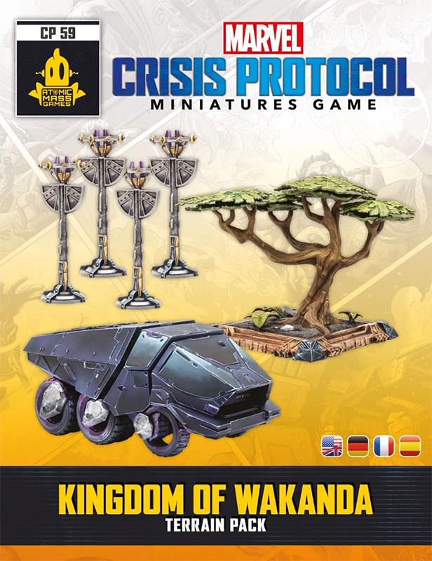Marvel: Crisis Protocol – Kingdom of Wakanda Terrain Pack (Geländeset “Königreich Wakanda”)