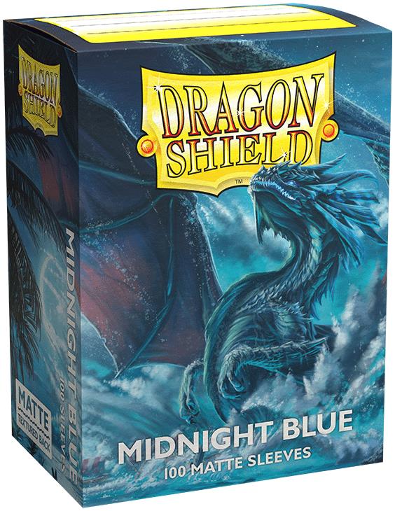 Dragon Shield Standard Sleeves - Matte Midnight Blue (100 Sleeves)