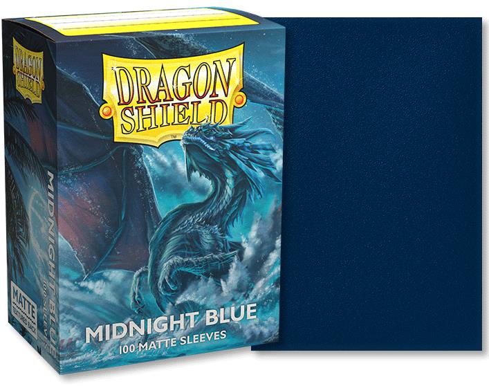 Dragon Shield Standard Sleeves - Matte Midnight Blue (100 Sleeves)