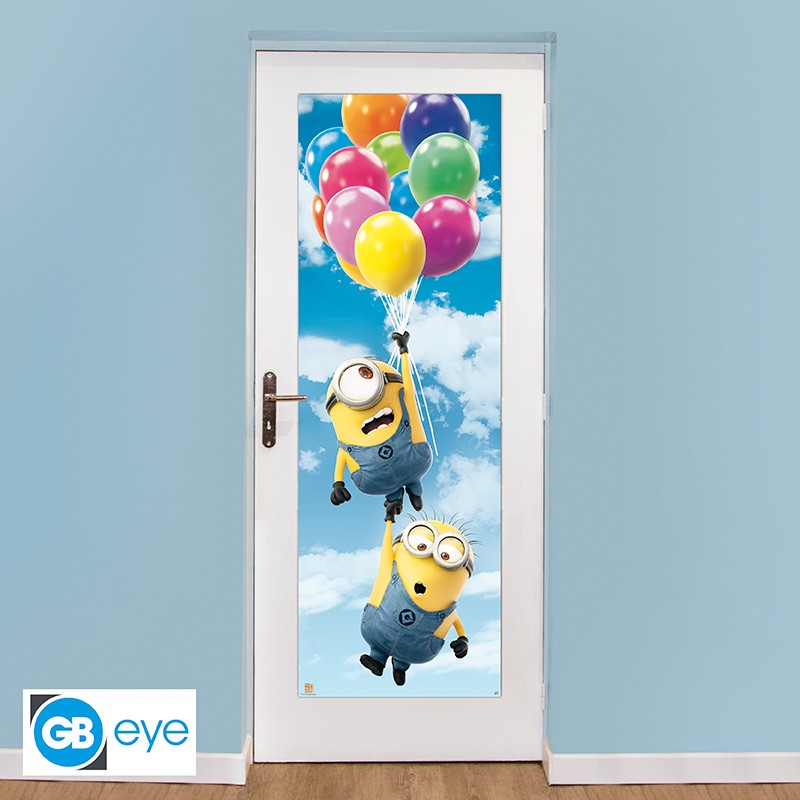 Minions Türposter "Balloons" 53 x 158 cm