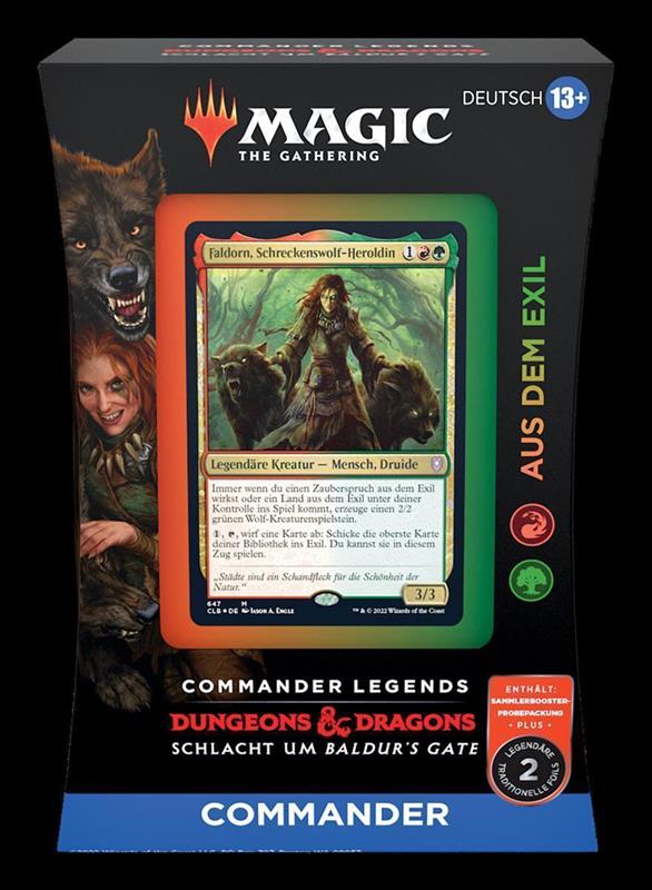 MTG - Commander Legends: Battle for Baldur's Gate Bundle (GER) Exit from Exile (Red/Green)