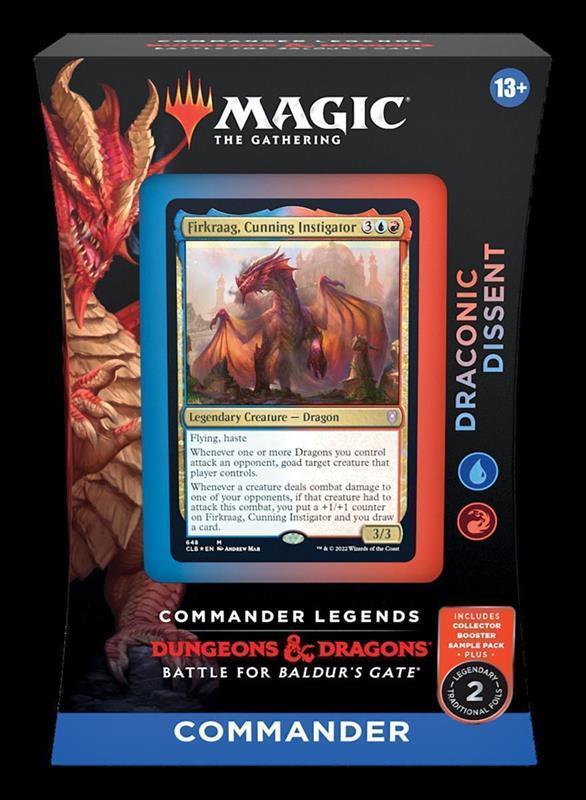 MTG - Commander Legends: Battle for Baldur's Gate Bundle (GER) Draconic Dissent (Blue/Red)