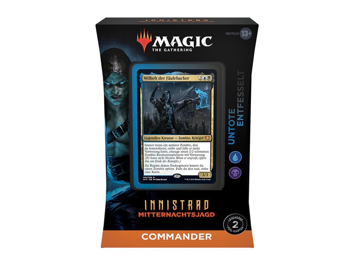 MTG - Innistrad: Midnight Hunt Commander Deck (GER) Wilhelt, the Rotcleaver (Blue/Black)