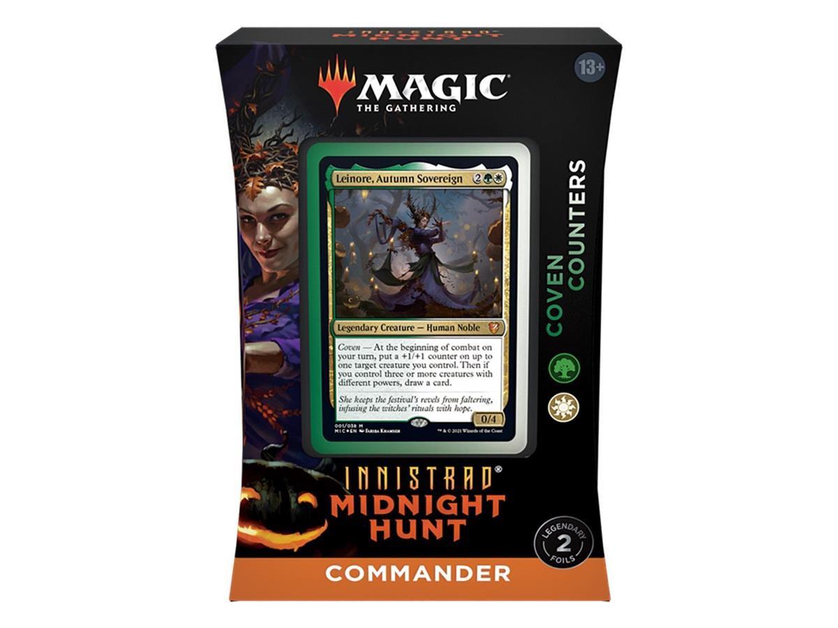 MTG - Innistrad: Mitternachtsjagd Commander Deck (EN) Leinore die Herbstmonarchin (Weiß/Grün)
