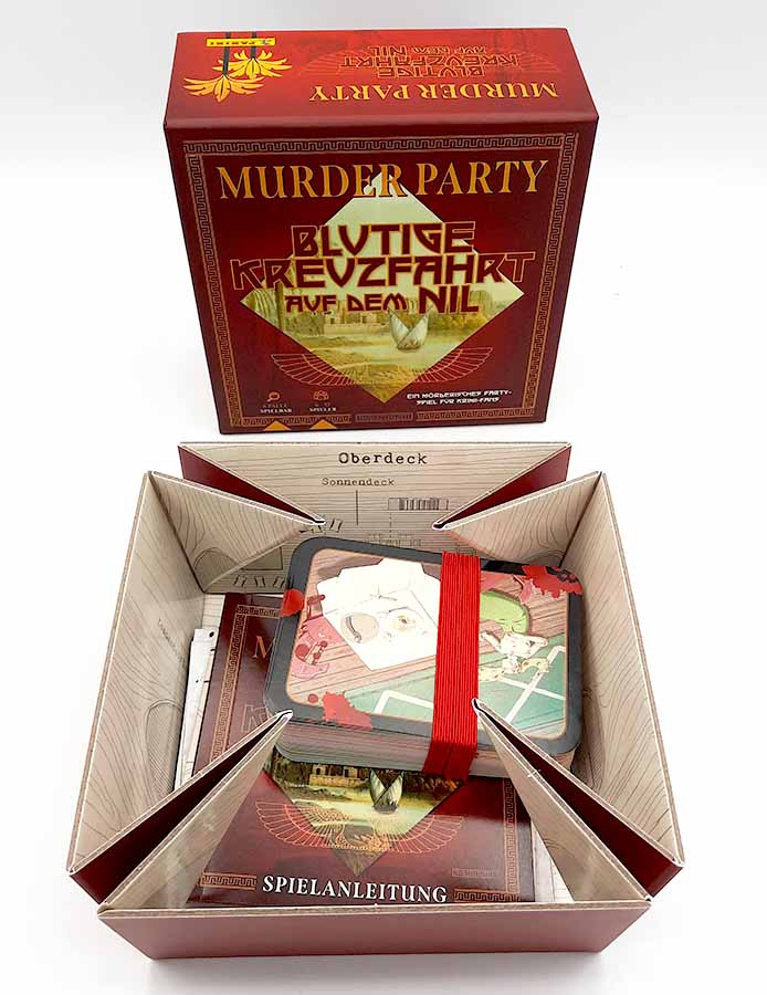 Murder Party: Blutige Kreuzfahrt auf dem Nil - ein mörderisches Partyspiel für Krimi-Fans (DE)