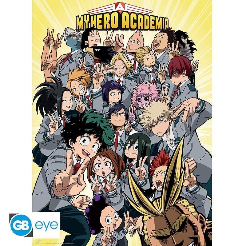My Hero Academia Chibi-Poster "Class" 52 x 38 cm