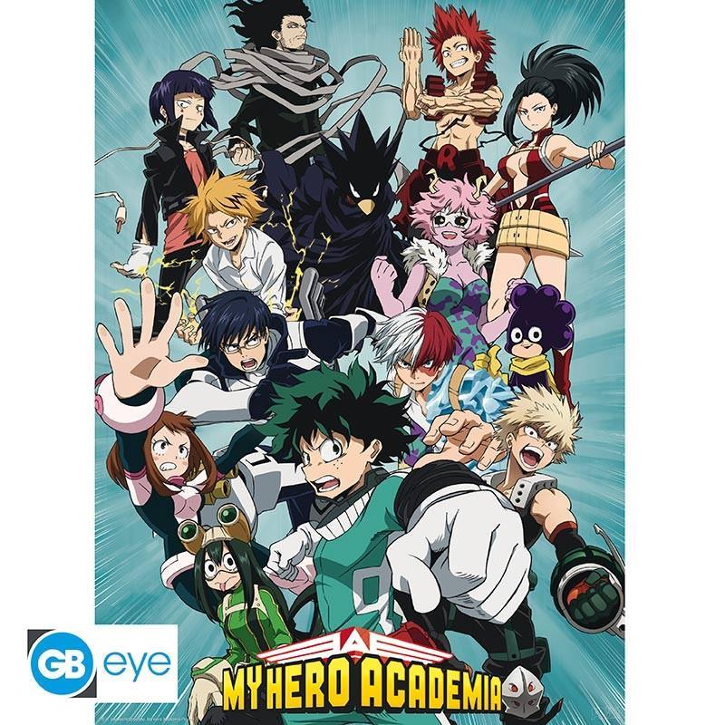 My Hero Academia Chibi Poster-Set "Artworks" 52 x 38 cm