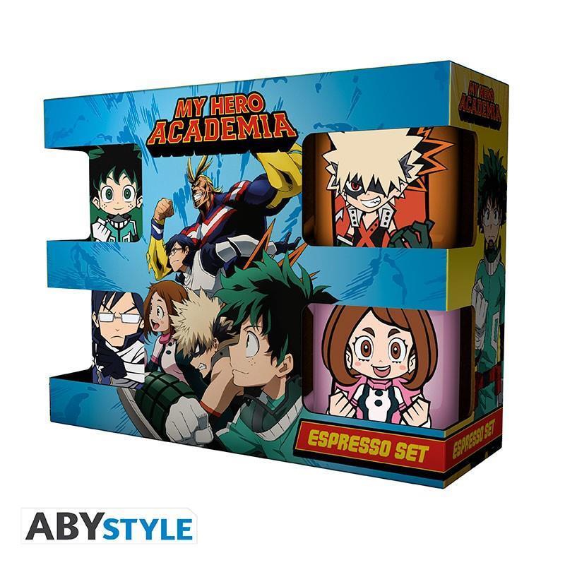 My Hero Academia Espresso Mugs 4-Pack Chibi