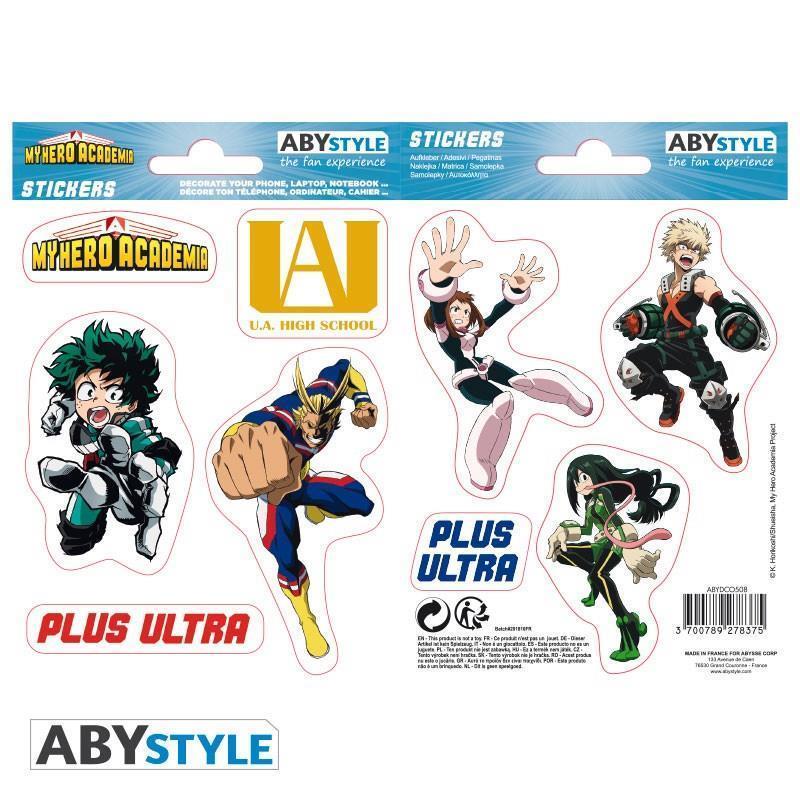 My Hero Academia Stickers 16 x 11 cm (2 Sheets)