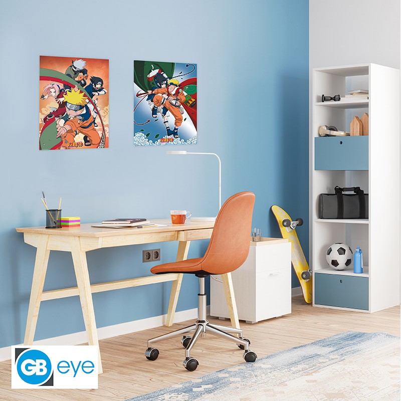 Naruto Chibi Poster-Set "Team 7" 52 x 38 cm