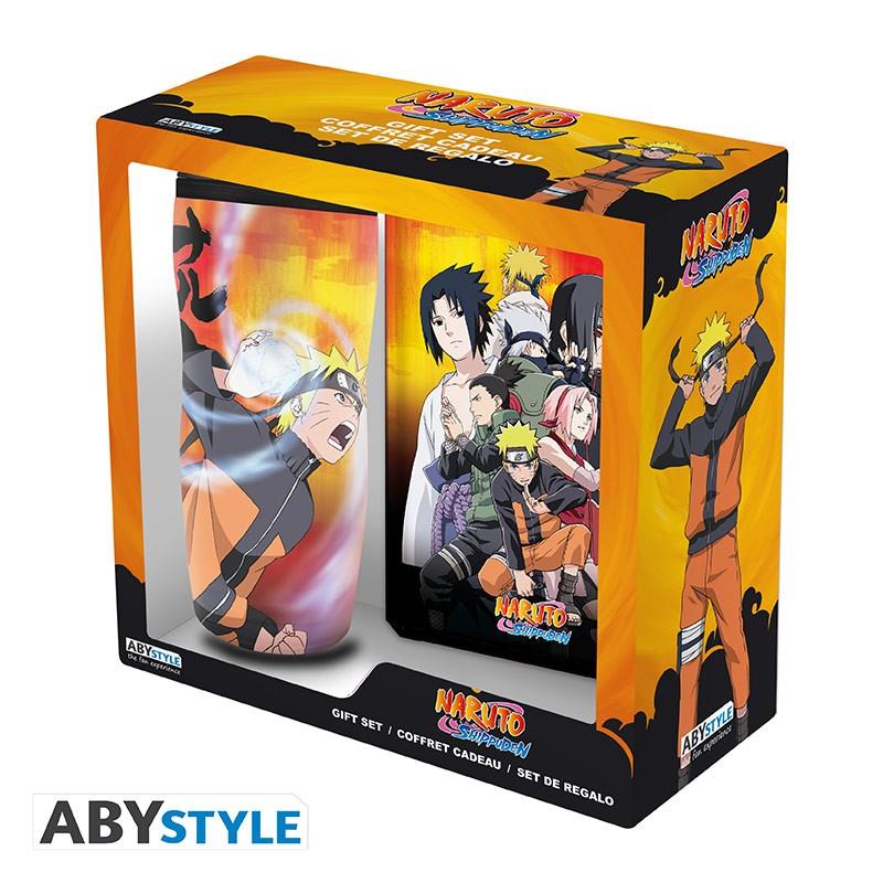 Naruto Shippuden Gift Set Travel Mug + Notebook