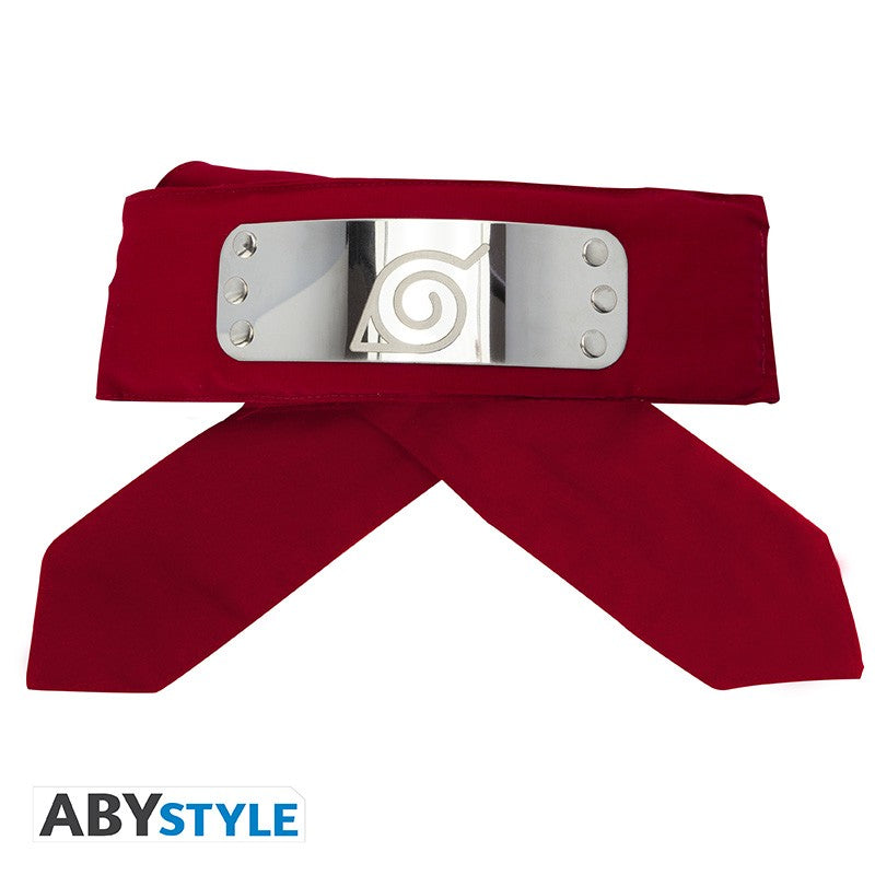 Naruto Shippuden Headband "Red Konoha" (Adult Size)