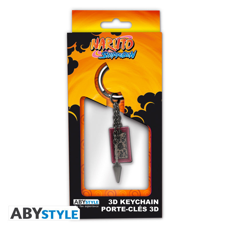 Naruto Shippuden 3D Keychain "Kunai & Explosive Tag"