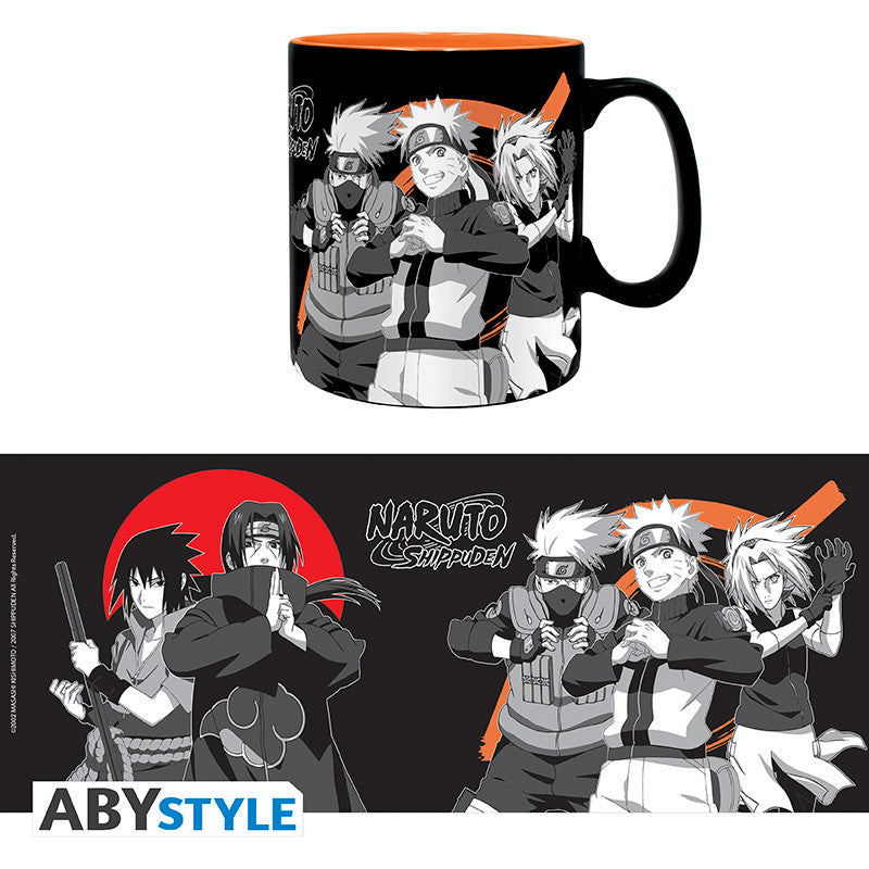 Naruto Shippuden Mug "Group Black & White"