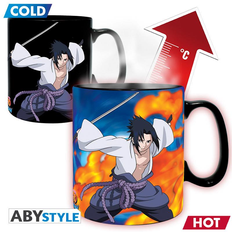 Naruto Shippuden Tasse mit Thermoeffekt "Duel"