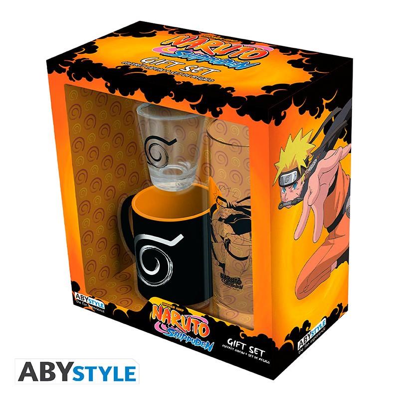 Naruto Shippuden Gift Set Espresso Mug und 2 Glasses