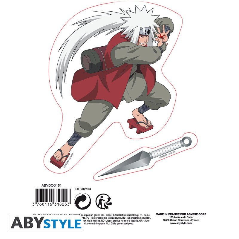 Naruto Shippuden Sticker Naruto / Jiraiya 16 x 11 cm (2 Sheets)
