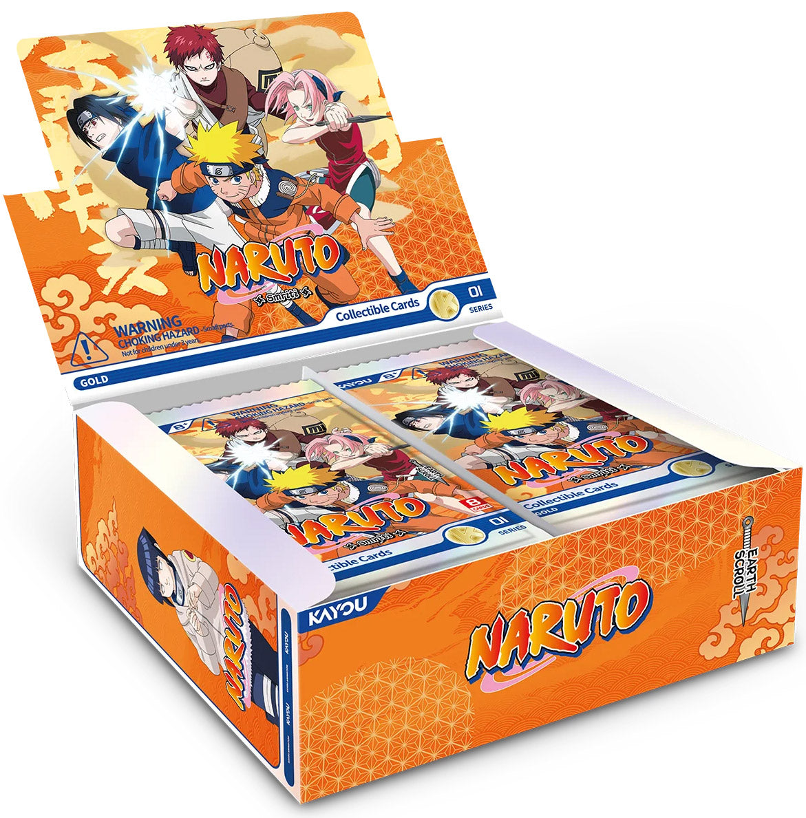 NARUTO-Smriti Collectible Cards-Earth Scroll-001B Booster-Display (20) (EN)
