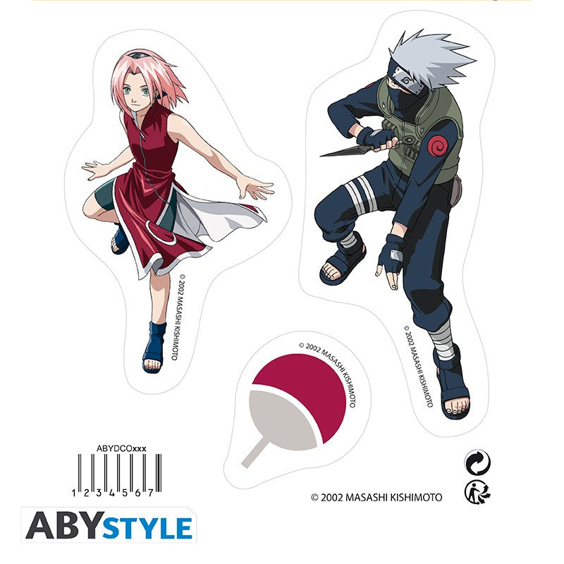 Naruto Shippuden Sticker Team 7 16 x 11 cm (2 Sheets)