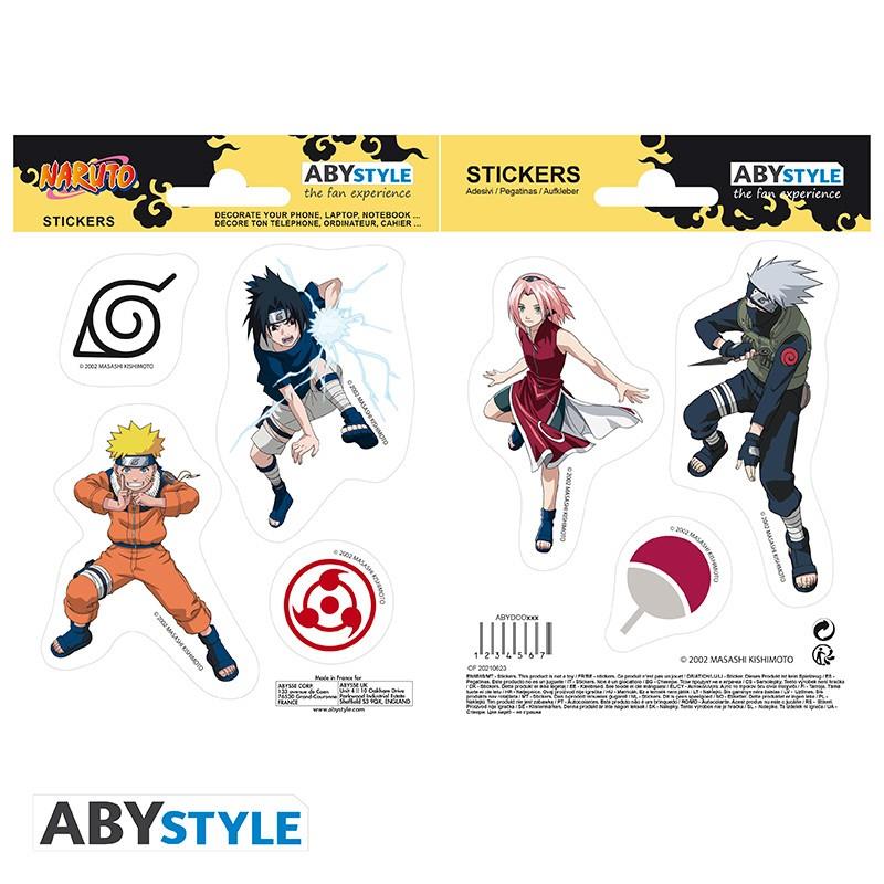 Naruto Shippuden Sticker Team 7 16 x 11 cm (2 Sheets)