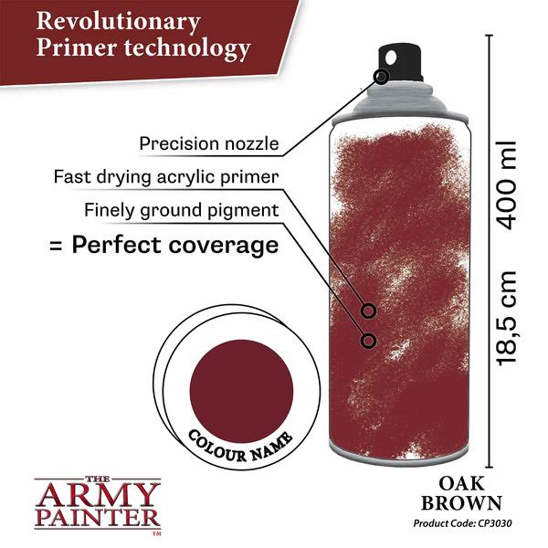 The Army Painter: Color Primer, Oak Brown 400 ml