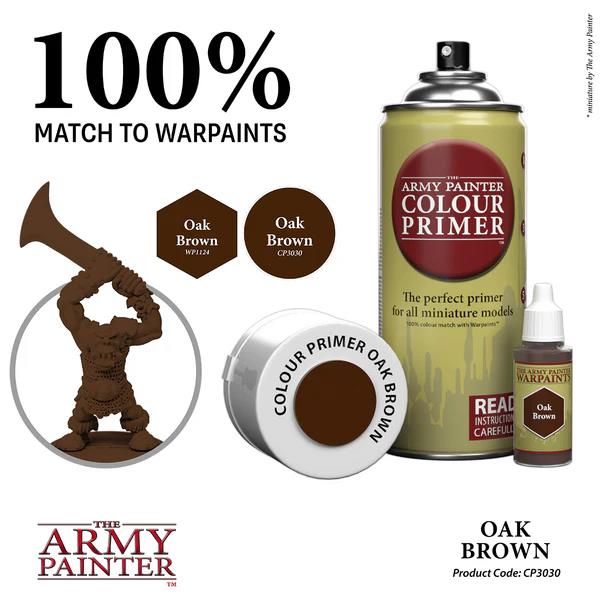 The Army Painter: Color Primer, Oak Brown 400 ml