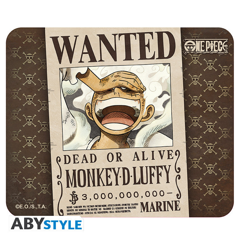 One Piece Flexible Mousepad "Wanted Luffy"