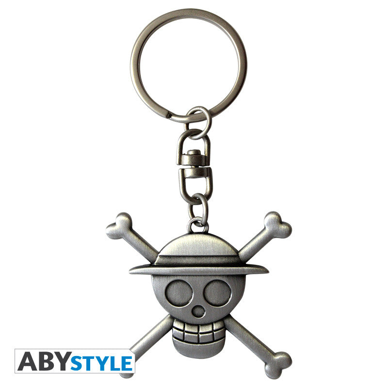 One Piece 3D Metal Keychain "Skull Luffy"